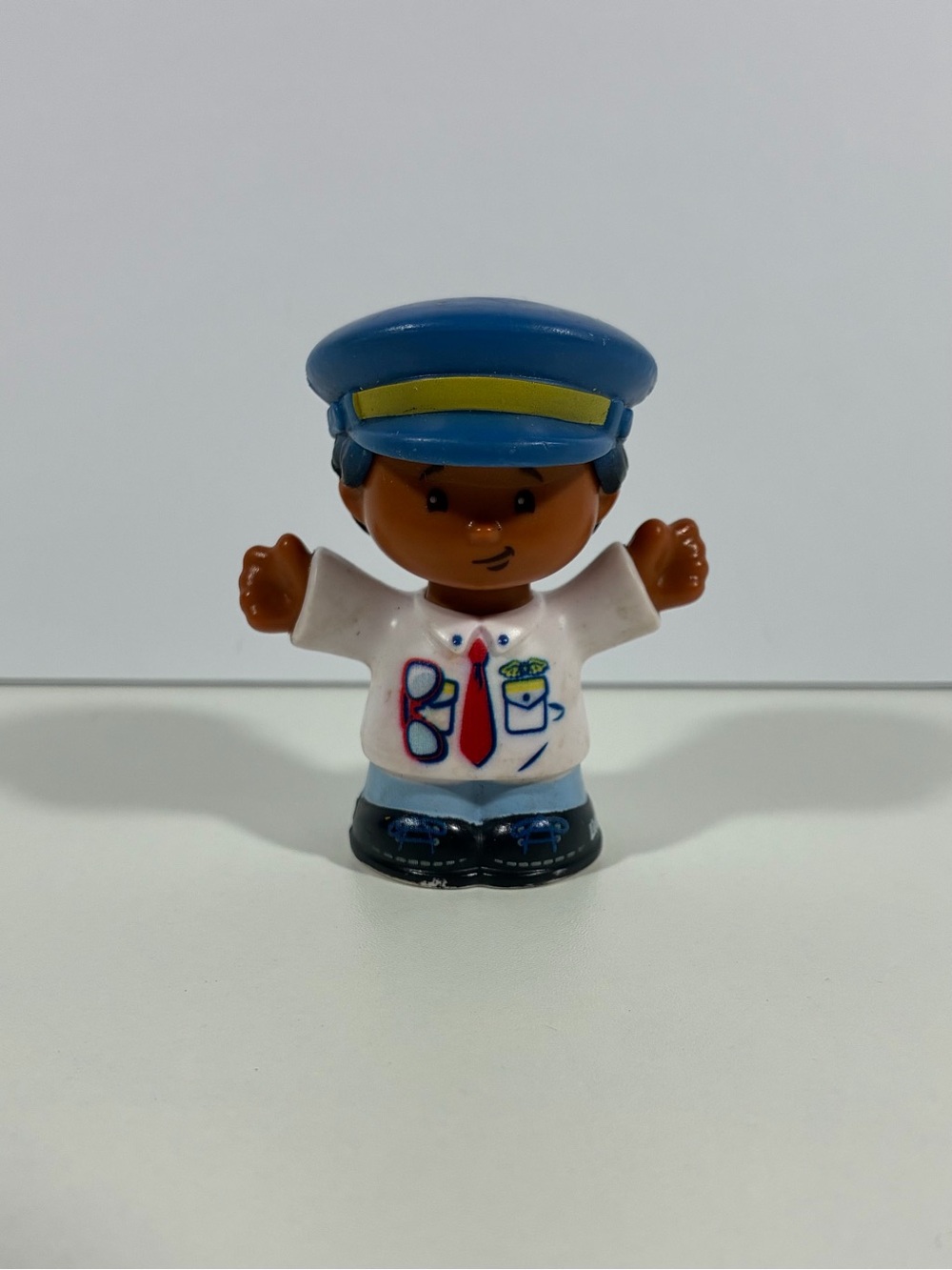 Fisher-Price Little People Figure Pilot Kurt 2016 Travel Together Airplane VTG
